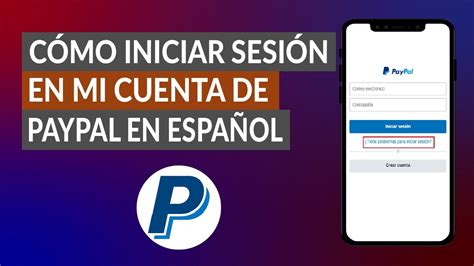 paypal iniciar sesión.